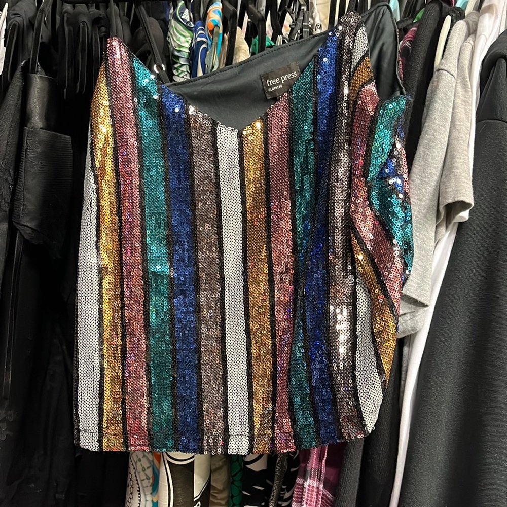 Multi colored tank top